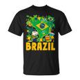 ブラジル国旗衣装のアイデア ブラジル&ブラジルの国旗 Tシャツ