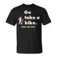 モンブランフランスgo Take A Hike レトロ Tシャツ