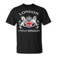 ロンドンのお土産 英国エンブレム 英国国旗 記念品 サイト Tシャツ