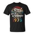 ヴィンテージ1976バースデー50年カセットペンシル Tシャツ