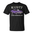 喜寿祝い 車好き お父さん 男性 クラシックカー 77歳 Classic Never Gets Old 長袖tシャツ Tシャツ