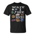 待って、Iee Rocks Rockhound Geology Rock Collection Tシャツ
