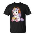 日本のユニコーン ゲーマー ヴィンテージ ゲーム レトロ ビデオゲーム Tシャツ