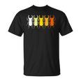 昆虫学者、カブトムシ愛好家または所有者のためのレトロなスタイルのクワガタ Tag Beetles Tシャツ