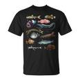 深海魚 海洋生物学・海洋科学教育 Tシャツ