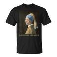 真珠の耳飾りの少女／フェルメール（記名）【世界の名画】Johannesermeer 美術館アート Tシャツ