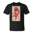 葛飾北斎 「朱描き鍾馗・朱鍾馗・赤鍾馗」 Tシャツ