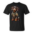 面白い犬ロボット技術サイボーグい 犬ロボット動物 Ai Lover Robotic Dog 長袖tシャツ Tシャツ