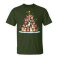 Rabbit Christmas Tree Holiday Bunny T-Shirt