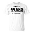Àigner Anniversaire 44 Ans Cadeau Anniv 44 Ans T-Shirt