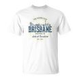 Brisbane Australia オーストラリアレトロスタイルヴィンテージブリスベン Tシャツ