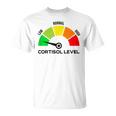 Cortisol Leveltresschool Andtudents Tシャツ