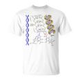 Dna ダブルヘリックス 化学式 分子 サイエンスアート Tシャツ