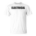 Electrical – Professional Electriciantaff Uniform Tシャツ