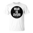 Exclusive War Is Over If You Want It 限定版 Tシャツ
