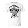 Hdhovelhead アメリカンバイクレジェンドtwin エンジンスカル Tシャツ