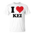 I Heart Keiファーストネーム I Love パーソナライズ Tシャツ