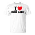 I Love Bbq リブ Tシャツ