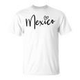 Love Mexico キュート ハート 誇り メキシコ人 愛 メキシコ 長袖tシャツ Tシャツ