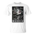 Medusa Backprint 女神の蛇 ギリシャ神話 バックプリント メデューサ 長袖tシャツ Tシャツ