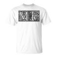 Mf イニシャルm F 名前 姓 オノマスティクス オノマトジー Tシャツ