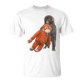 Punch The Monkey Meme X Ape Cute Punch Monkey Baby Meme Tシャツ
