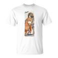 Punch – かわいい赤ちゃん猿とオランウータンのぬいぐるみ 水彩 長袖tシャツ Tシャツ