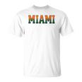 Retro Miamiintage Classic Miami Tシャツ