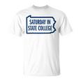 Saturday Intate College Pa Is For Football Tシャツ