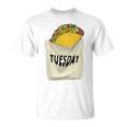 Trendy Taco Tuesday Pocket Food Humour Tシャツ