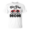 Two Fast Mom Of The Birthday Boy Racing Car Family T-Shirt