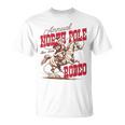 Vintage North Pole Rodeo Cowboy Santa Country Christmas T-Shirt Vintage North Pole Rodeo Cowboy Santa Country Christmas T-Shirt