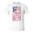 アメリカ国旗 メンズ レディース キッズ アメリカ国旗 愛国的なグランジ Tシャツ