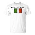 イタリア製イタリア国旗シャツ。 Tシャツ