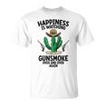 ガンスモークを何度も見るロングブランチサルーン Tシャツ