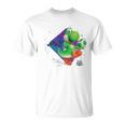 ザ・スーパーマリオギャラクシー・ムービーyoshi In Action Tシャツ