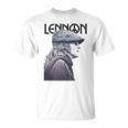 ジョン・レノン 平和な色調の肖像画 Tシャツ