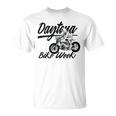 デイトナdaytona ビーチバイクウィーク レトロアンティーク調オートバイデザイン Tシャツ