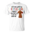 トイプードル最高の犬ママバレンタインデー面白い犬の恋人 長袖tシャツ Tシャツ