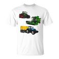 トラクター トラクター コンバインハーベスター 農家 農業 Tシャツ