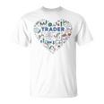 トレーダーハート I Love Cryptocurrencyトレーディング 暗号トレーダー Tシャツ