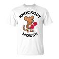 ノックアウトマウス 面白い科学、微生物学、面白い遺伝学 Tシャツ