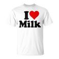 ハートミルクが大好き Tシャツ