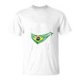 ビンテージ ブラジルの旗 面白い ブラジル 猫 サングラス Tシャツ