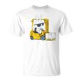 フォークリフト オペレーター フォークリフト ドライバー 物流 うさぎ イースター Tシャツ