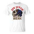 ブラジリアン柔術 Bjj クマのように訓練する 長袖tシャツ Tシャツ