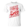 プリンス・オブ・モナコ 16 ミニマリスト レーシングの背景 Tシャツ