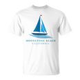 ムーンストーンビーチ カリフォルニア ヨットお土産 Tシャツ