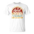 レトロ2018年3月限定版 8歳8歳の誕生日 Tシャツ