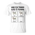 ワイヤーフォックステリアガイド 犬の服従を訓練する Tシャツ